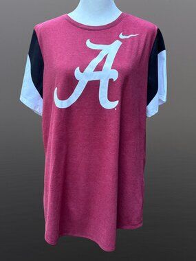 Nike Alabama Crimson Tide Women’s Short Sleeve T-Shirt Jersey Collegiate (Sz XL)